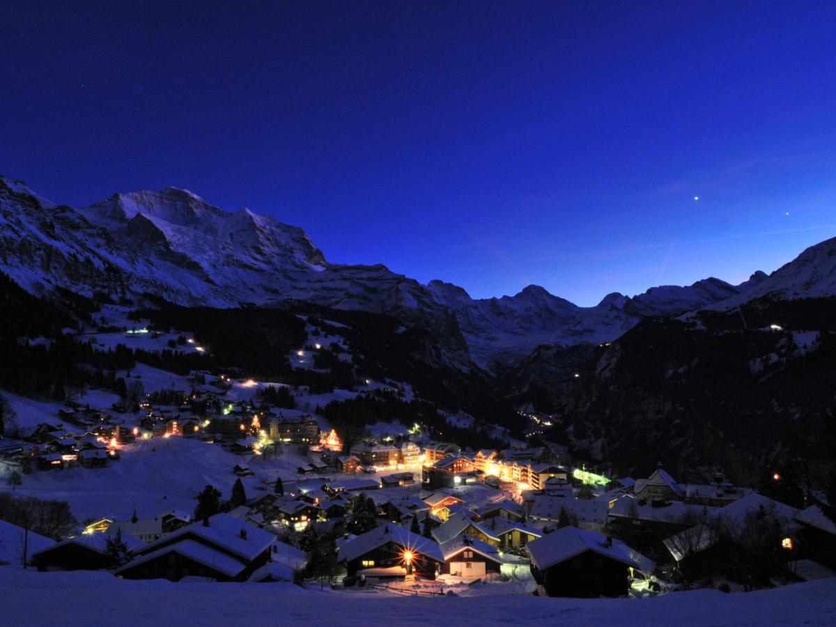 Apartment Panoramapark Soleil Haus D Apt 3 By Interhome Wengen Kültér fotó