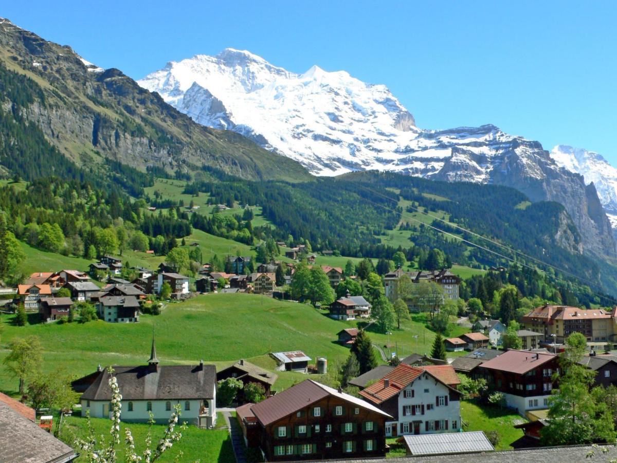 Apartment Panoramapark Soleil Haus D Apt 3 By Interhome Wengen Kültér fotó