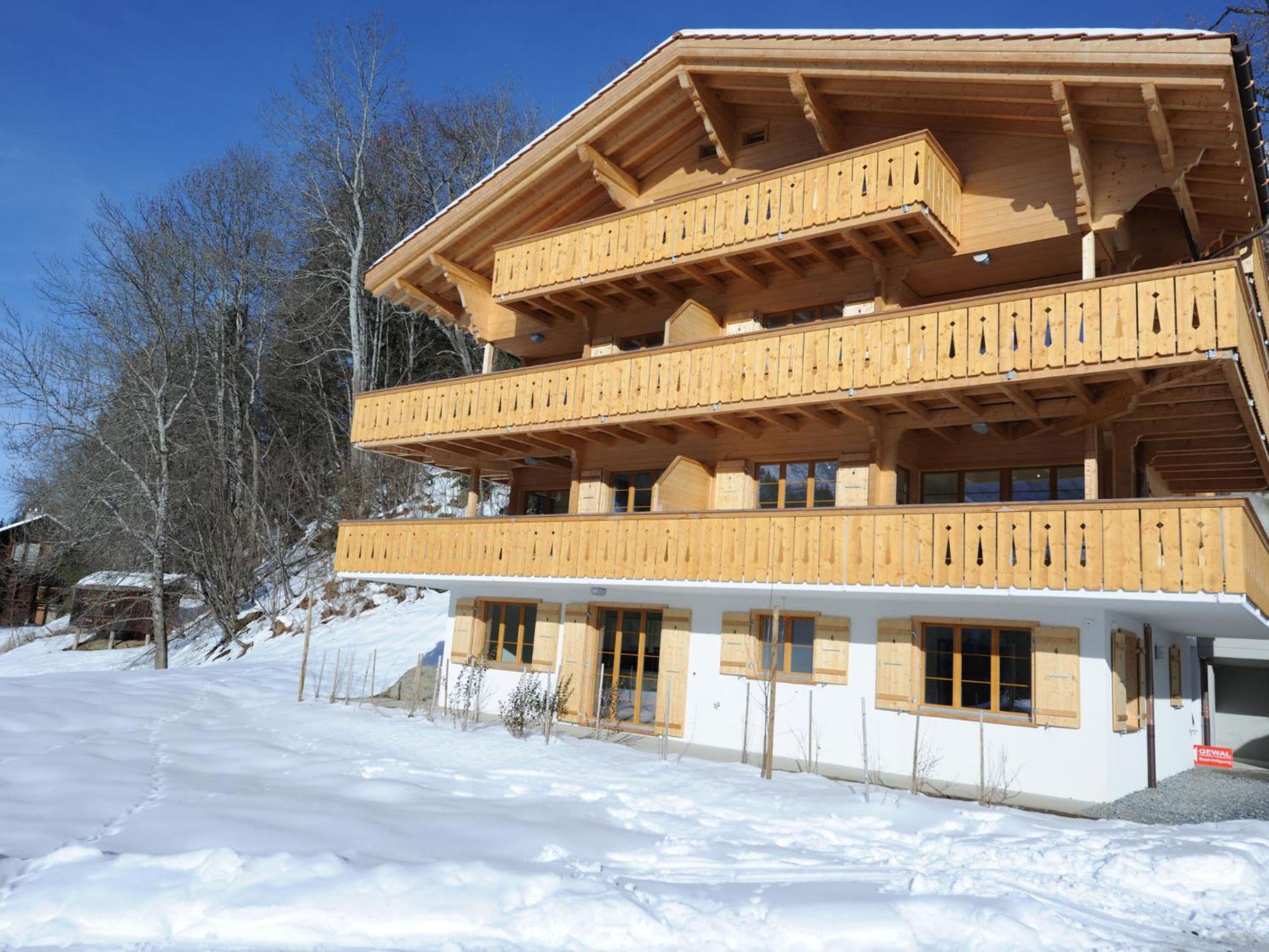 Apartment Panoramapark Soleil Haus D Apt 3 By Interhome Wengen Kültér fotó